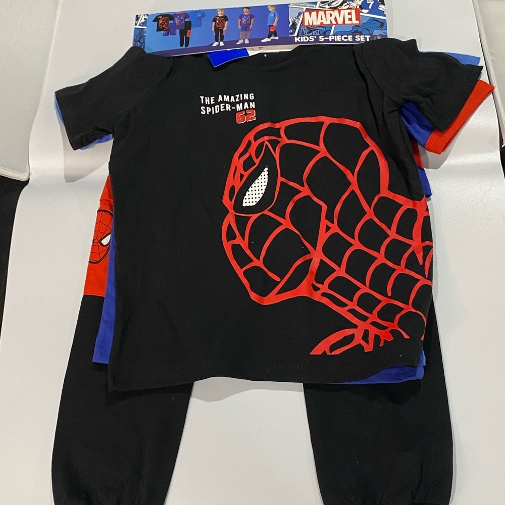 Marvel Spider-Man Kids Boys 5-Piece Set - Picture 2 of 4